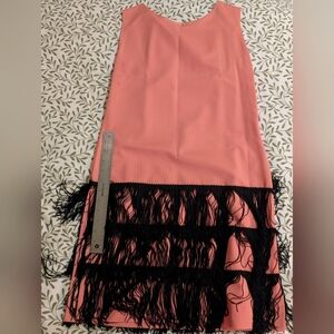 Coral flapper dress